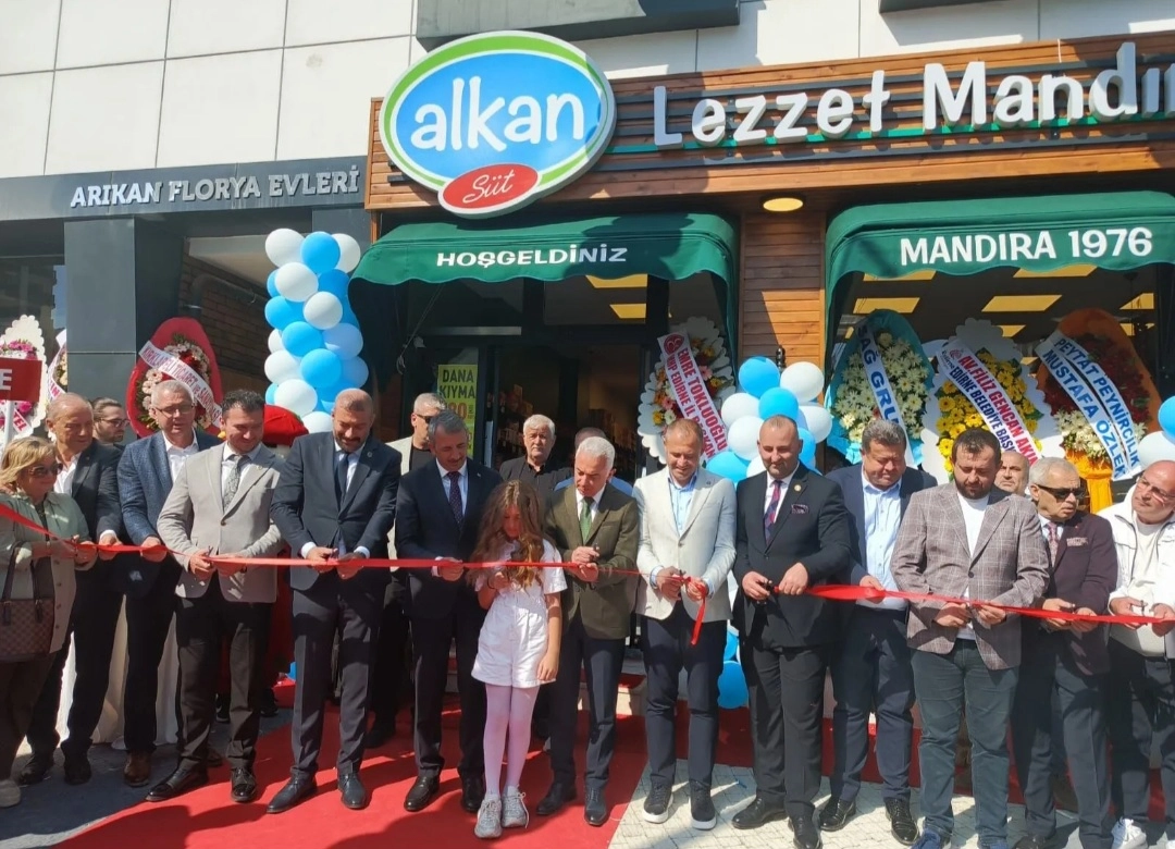 Alkan Süt Ürünlerinin Edirne Şubesi' nin açılış programı