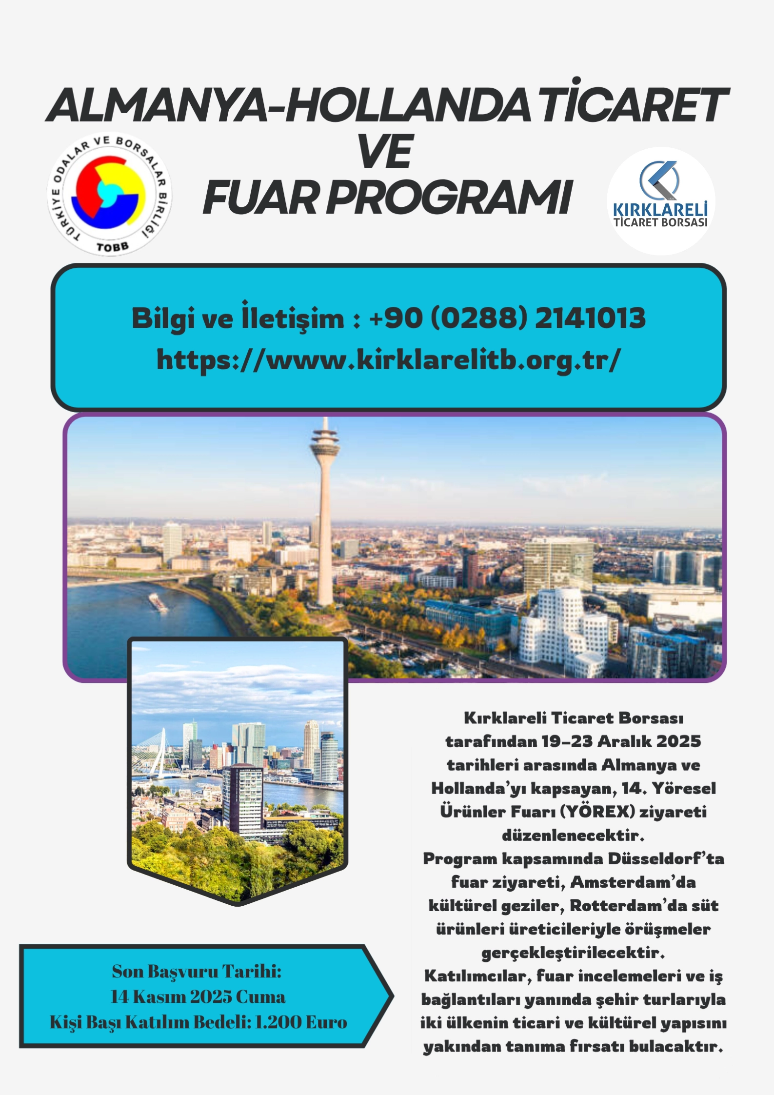 Almanya–Hollanda Ticaret ve Fuar Programı