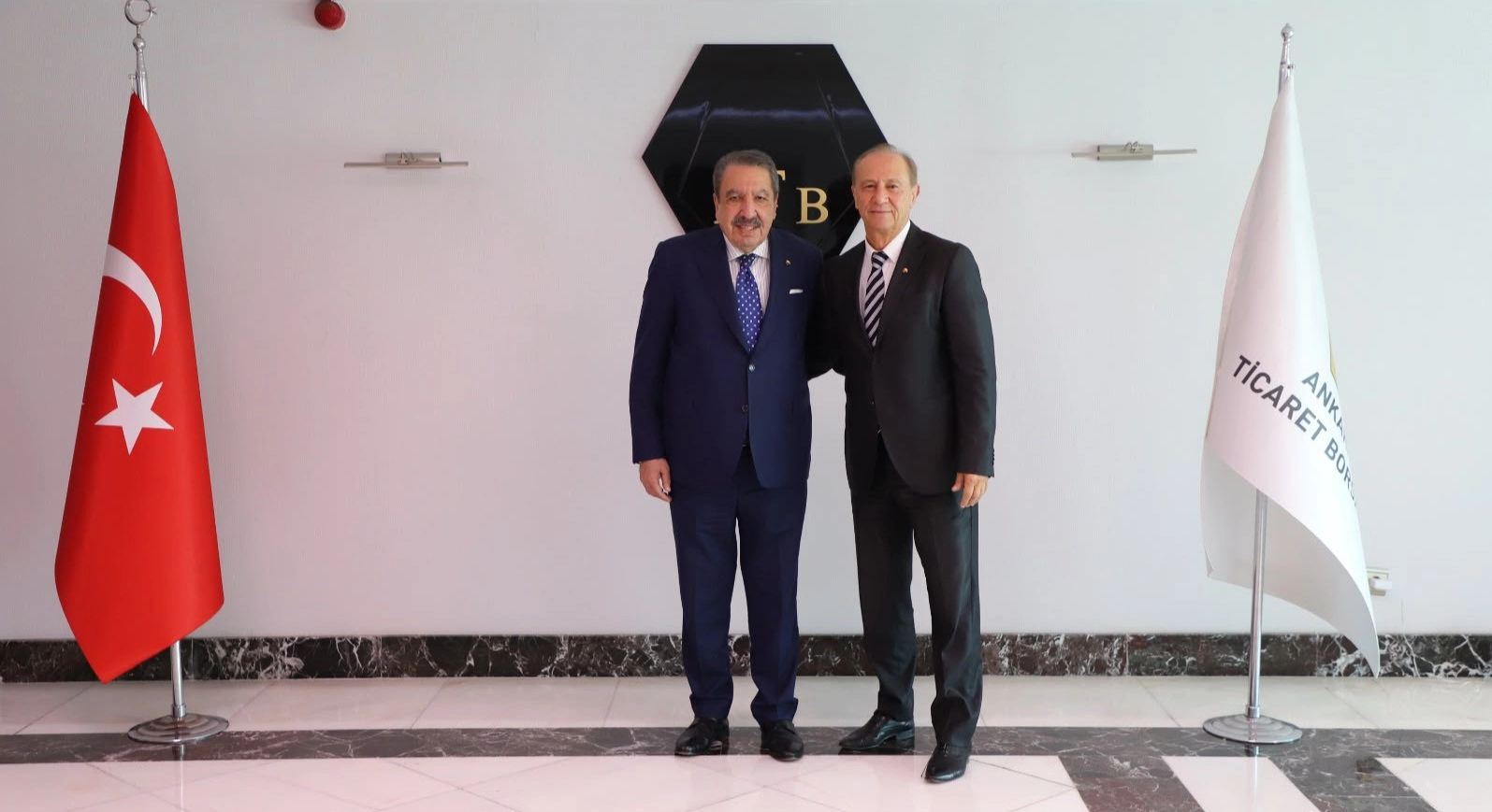 Başkanımız Turhan Altıntel’den ATB Başkanı Faik Yavuz’a Tebrik Ziyareti