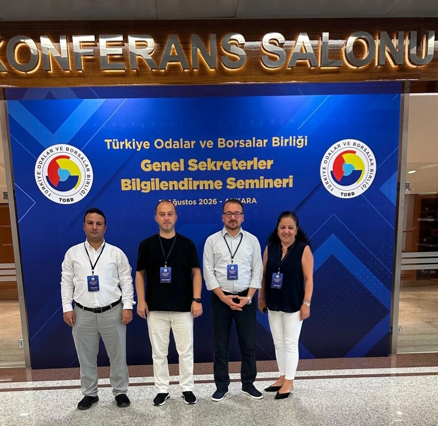 Borsamız Genel Sekreteri Emrah Çalışkan Türkiye Odalar ve Borsalar Birliği (TOBB) Genel Sekreterler Bilgilendirme Semineri’ne Katıldı.