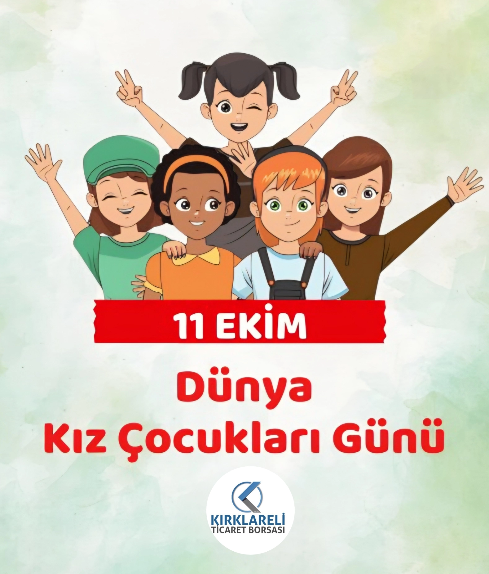Dünyayı Güzelleştiren, Yarınlarımıza Işık Tutan Tüm Kız Çocuklarımızın Dünya Kız Çocukları Günü Kutlu Olsun