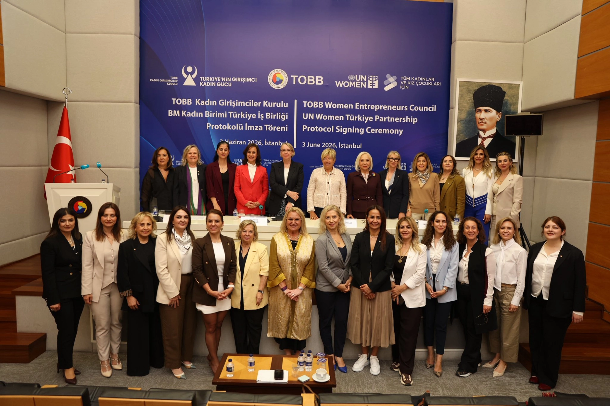 Kırklareli Kadın Girişimciler Kurulu Başkanı Ruhan Uzunlar Altıntel TOBB - UN Women Protokol İmza Törenine Katıldı