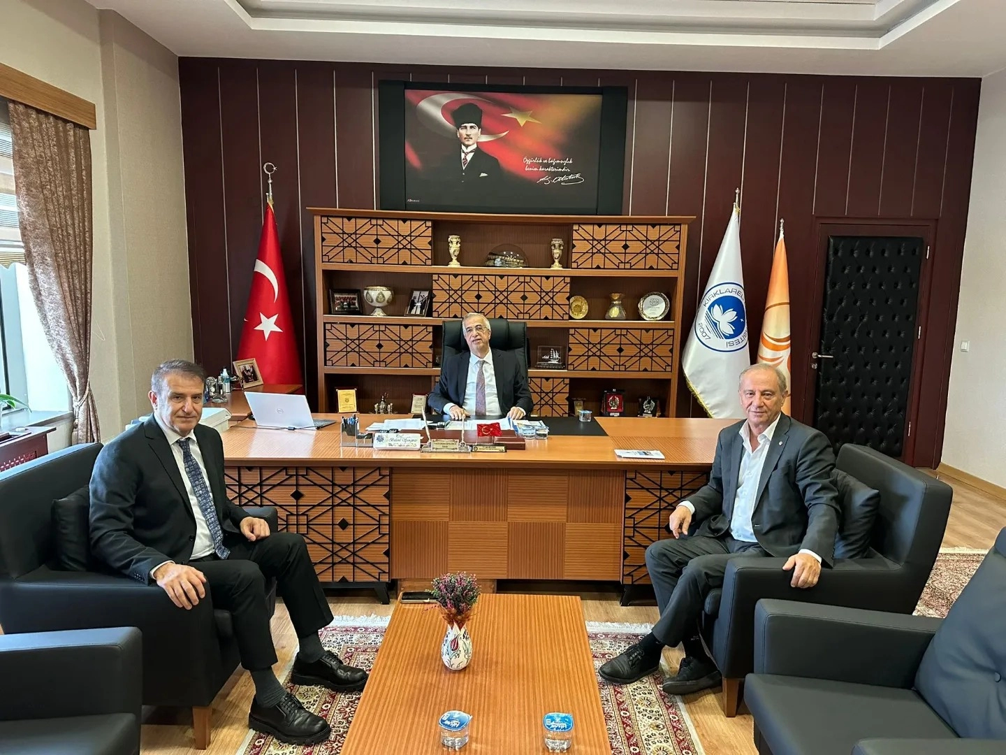 Kırklareli Üniversitesi Rektörü Prof.Dr. Bülent Şengörür'e ziyaret