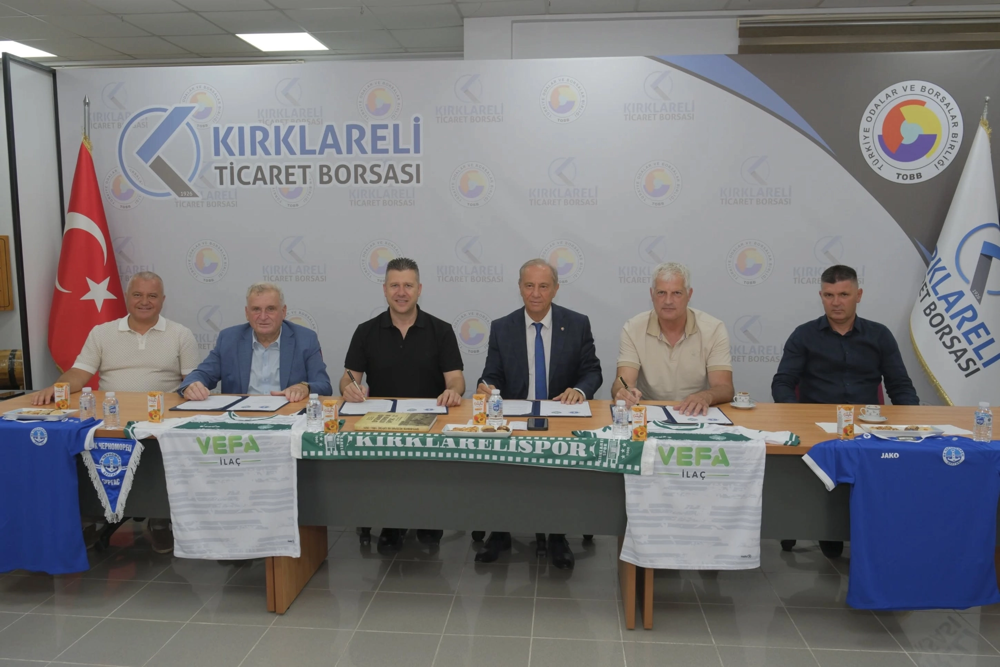 Kırklareli Ticaret Borsası Sınır Ötesi Spor İşbirliğine Ev Sahipliği Yaptı