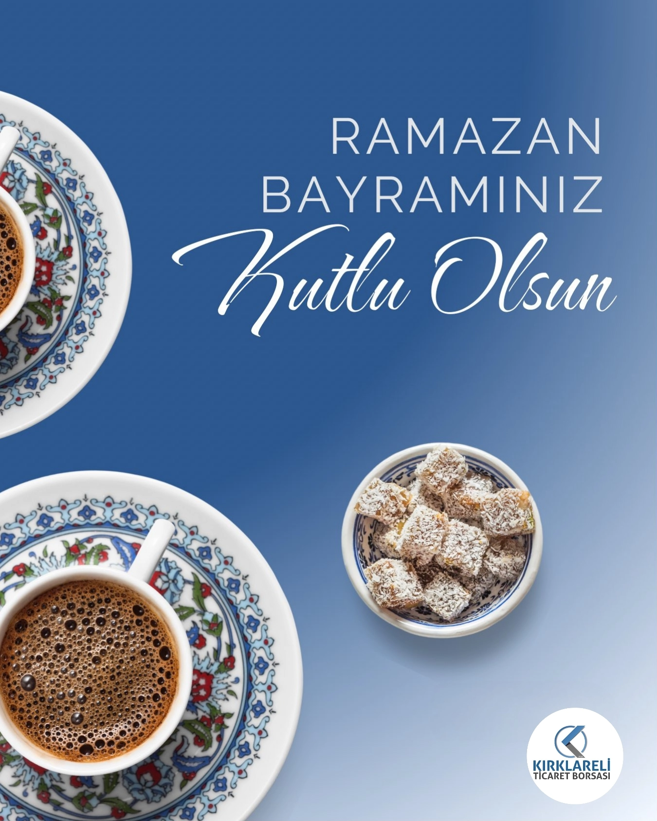 Kırklareli Ticaret Borsası Yönetim Kurulu Başkanı Turhan Altıntel Ramazan Bayramı nedeniyle bir mesaj yayınladı.