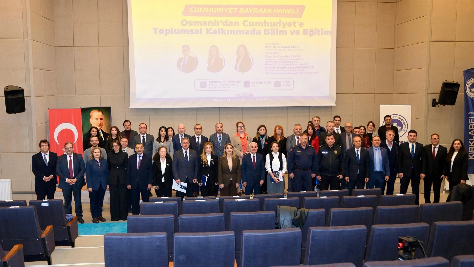 Kırklareli Ticaret Borsasından Kırklareli Üniversitesindeki Cumhuriyet Paneline Katılım