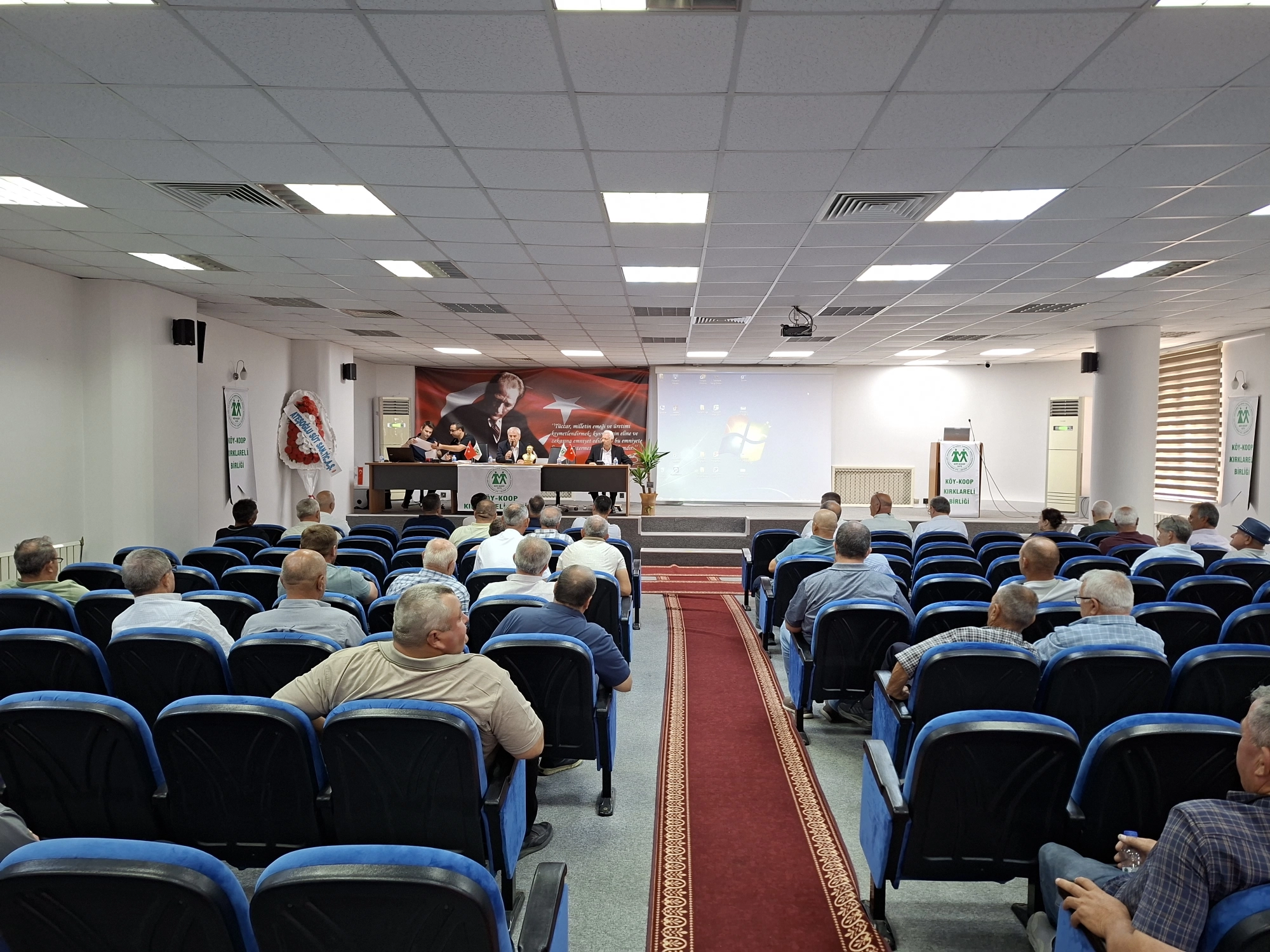 Köy-Koop Kırklareli Birliği’nin Olağan Genel Kurulu Borsamız Ev Sahipliğinde Gerçekleştirildi 