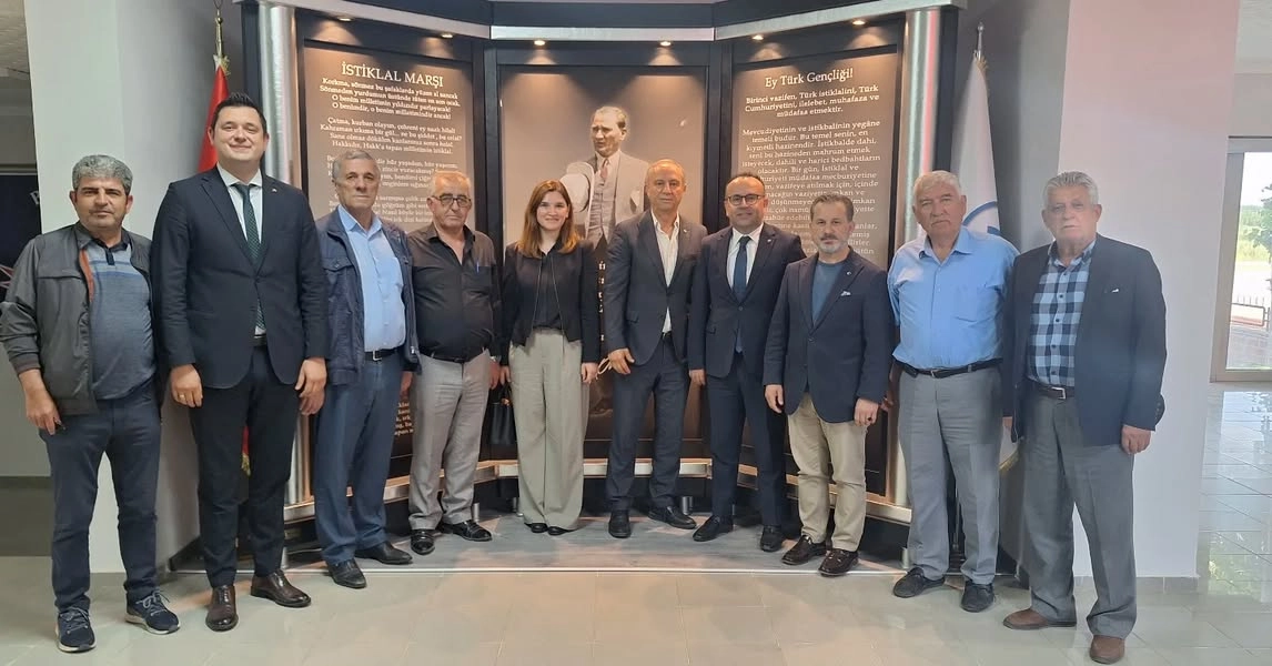 Marmara Ürün Piyasası Aracı Kurumu (ÜPAK) Anonim Şirketi Genel Müdürü Can Şatıroğlu, Yönetim Kurulu Başkanımız Turhan Altıntel ile görüştüler.