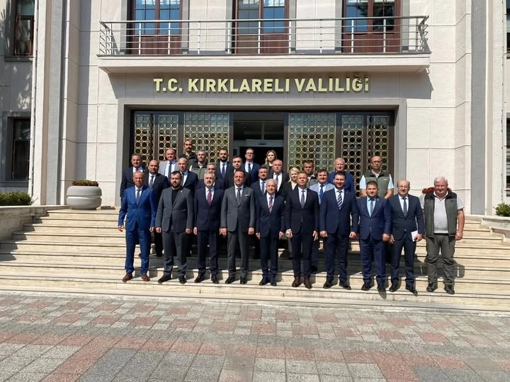 Tarım ve Orman Bakanlığı Bakan Yardımcısı Ebubekir Gizligider Kırkareli' ne geldi