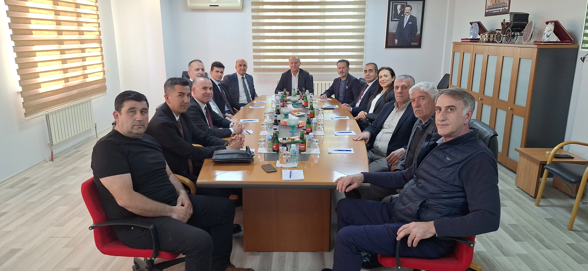 Yönetim Kurulu Başkanımız Turhan Altıntel ve Meclis Üyelerimizden Kurum Temsilcilerine Ev Sahipliği