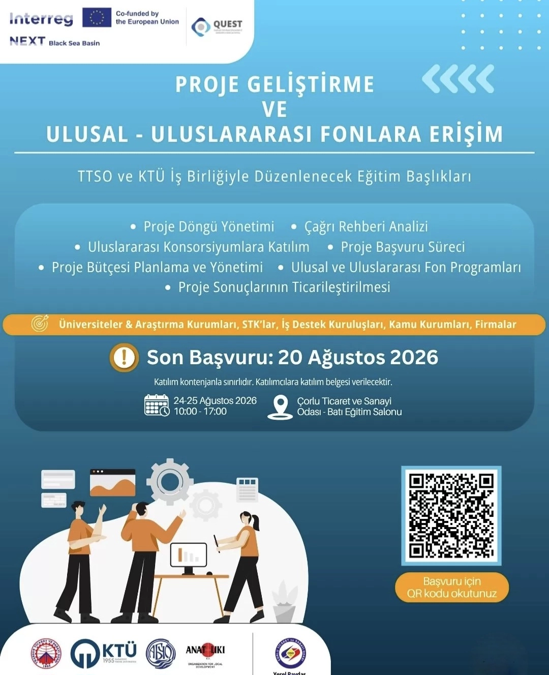 QUEST Projesi Kapsamında Geliştirilen “Proje Geliştirme ve Ulusal/Uluslararası Fonlara Erişim” Eğitim Programı 
