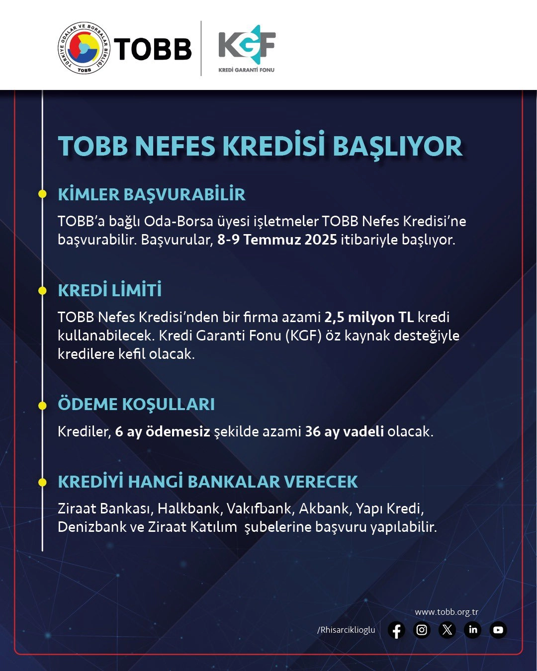 TOBB Nefes Kredisi
